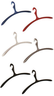plastic coat hangers in different colours (universally useable) | Spinder - Design by F.A. Porsche